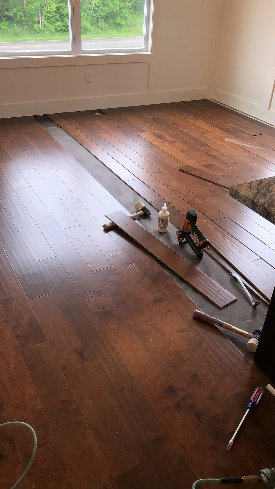 Hardwood floor installation service